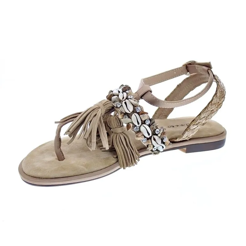 Alma en Pena Sandalias Mujer V20852 Beige