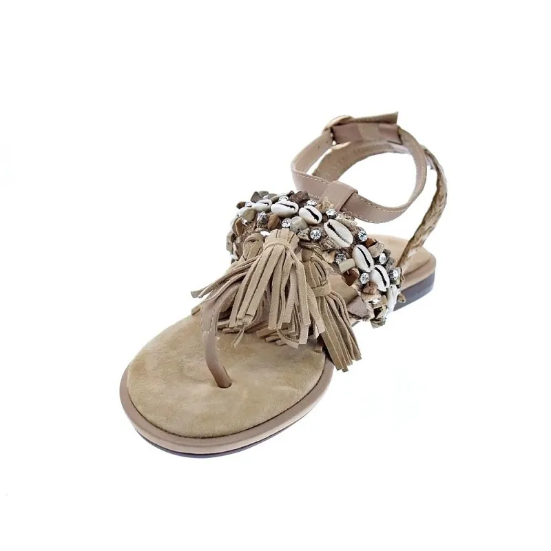 Alma en Pena Sandalias Mujer V20852 Beige
