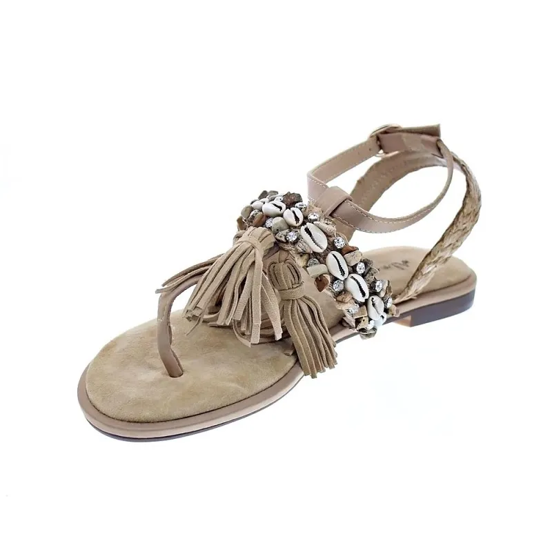 Alma en Pena Sandalias Mujer V20852 Beige