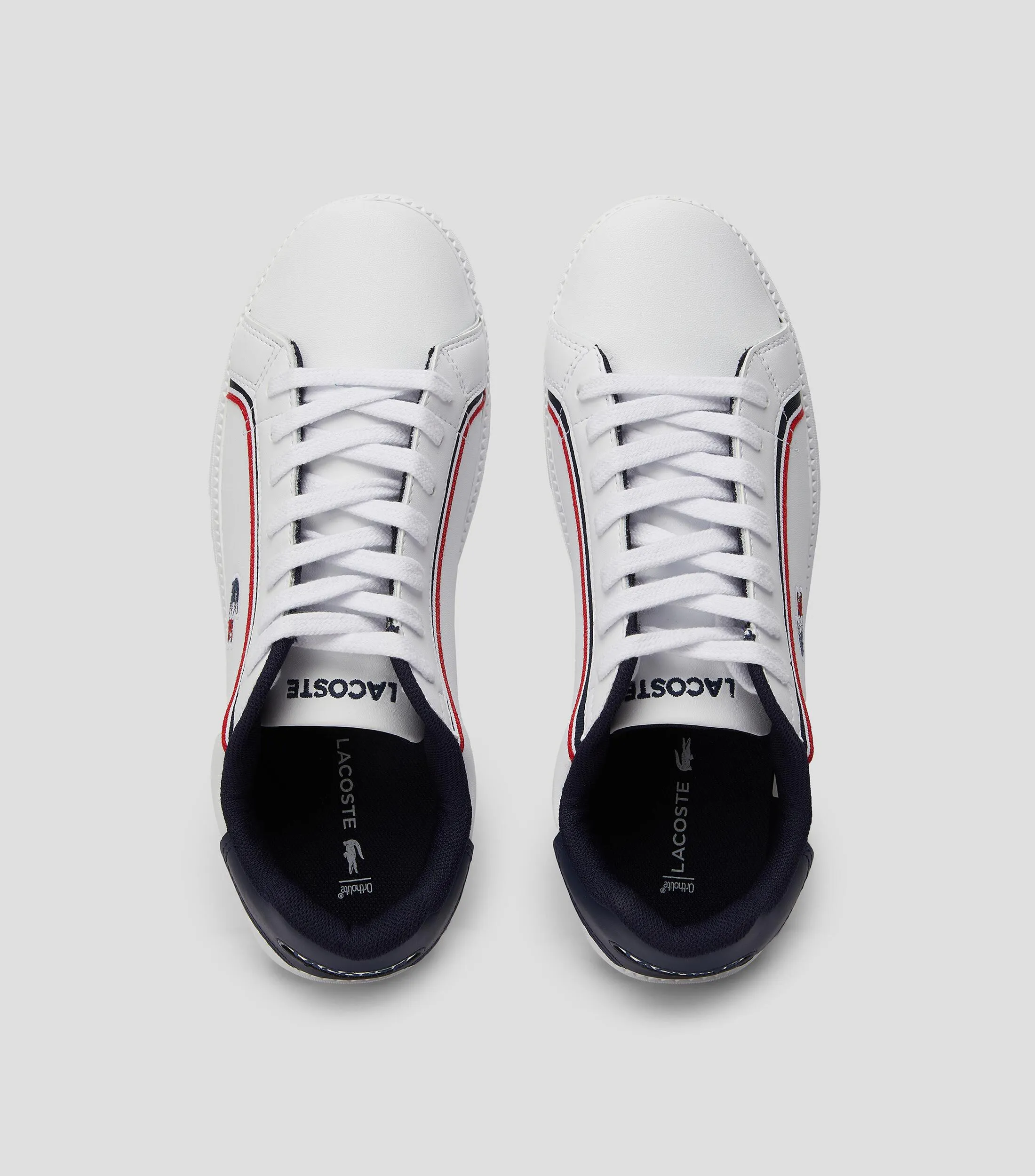 Lacoste Tenis casuales Graduate en piel blancos Hombre